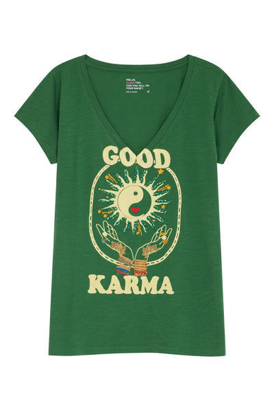 Leon & Harper 'tonton Good Karma' T Shirt