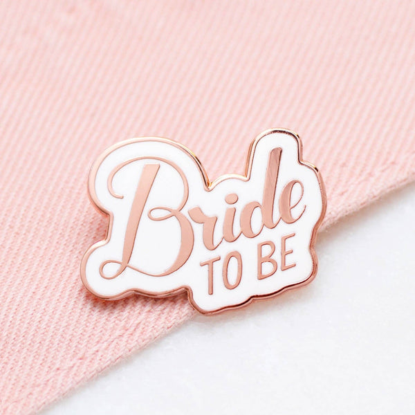 Alphabet Bags Bride To Be - Enamel Pin