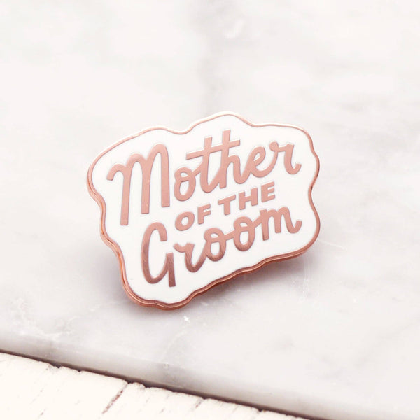 Alphabet Bags Mother Of The Groom - Enamel Pin