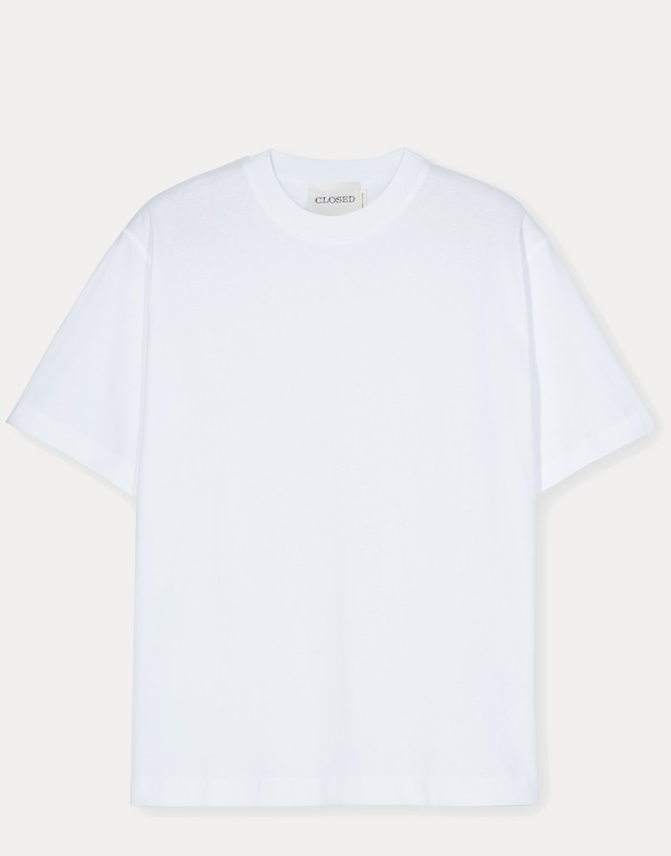 CLOSED Closed - T-shirt - Jersey - Coton Bio - Blanc