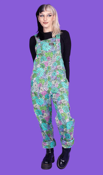 Run and Fly Succulents Twill Dungarees