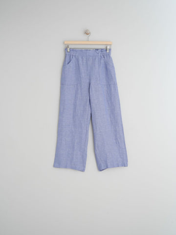 Indi&Cold Danny Cropped Linen Trousers