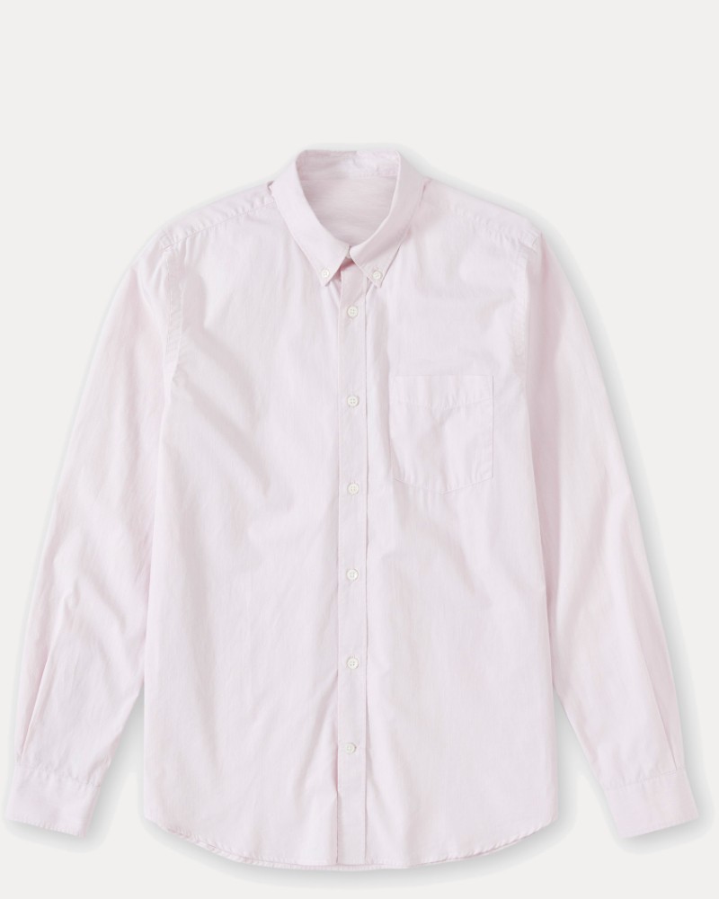 CLOSED Chemise Button Down - Popeline Coton - Rose Rayé