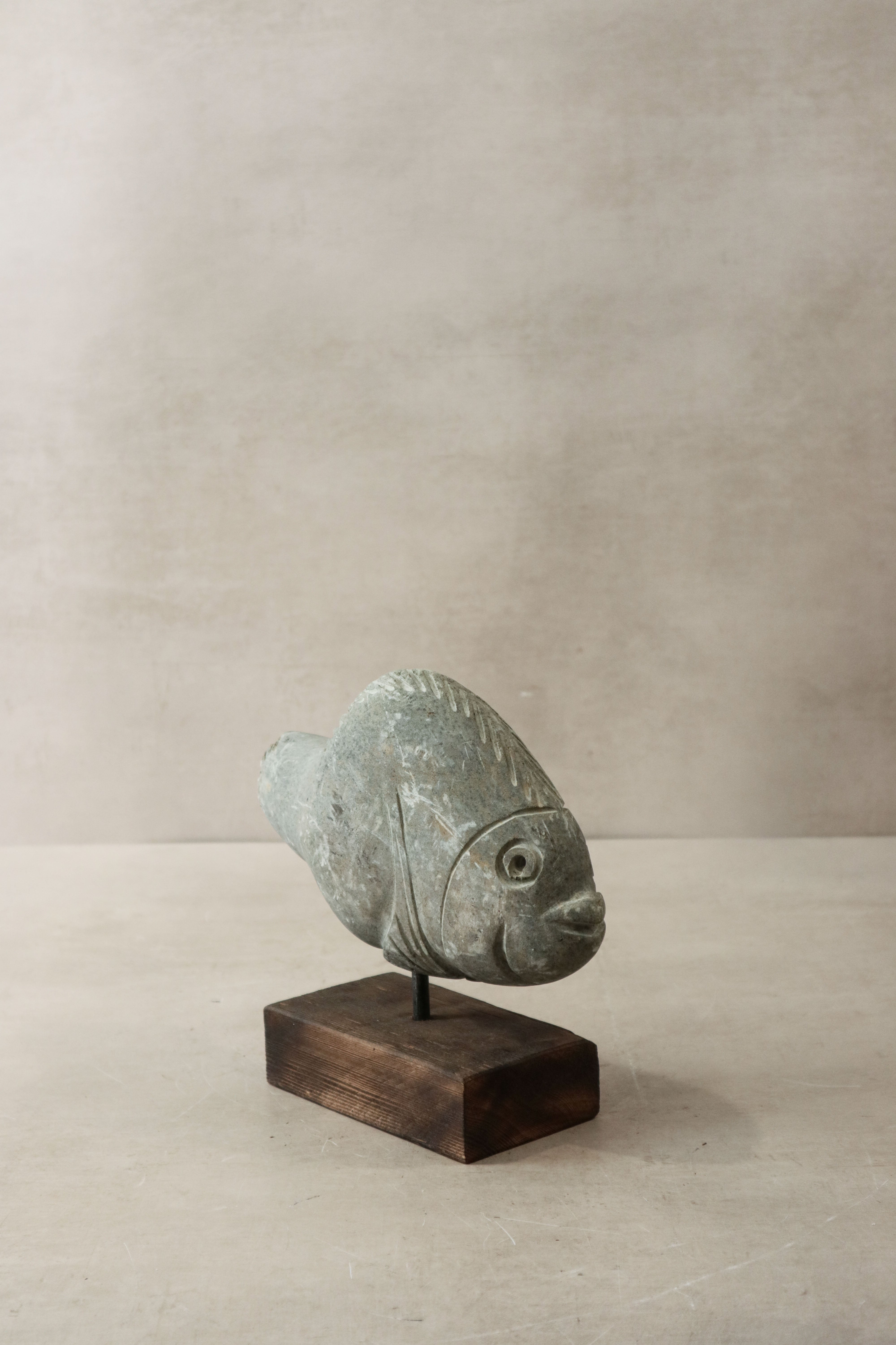 botanicalboysuk Stone Fish Sculpture - Zimbabwe - 30.6