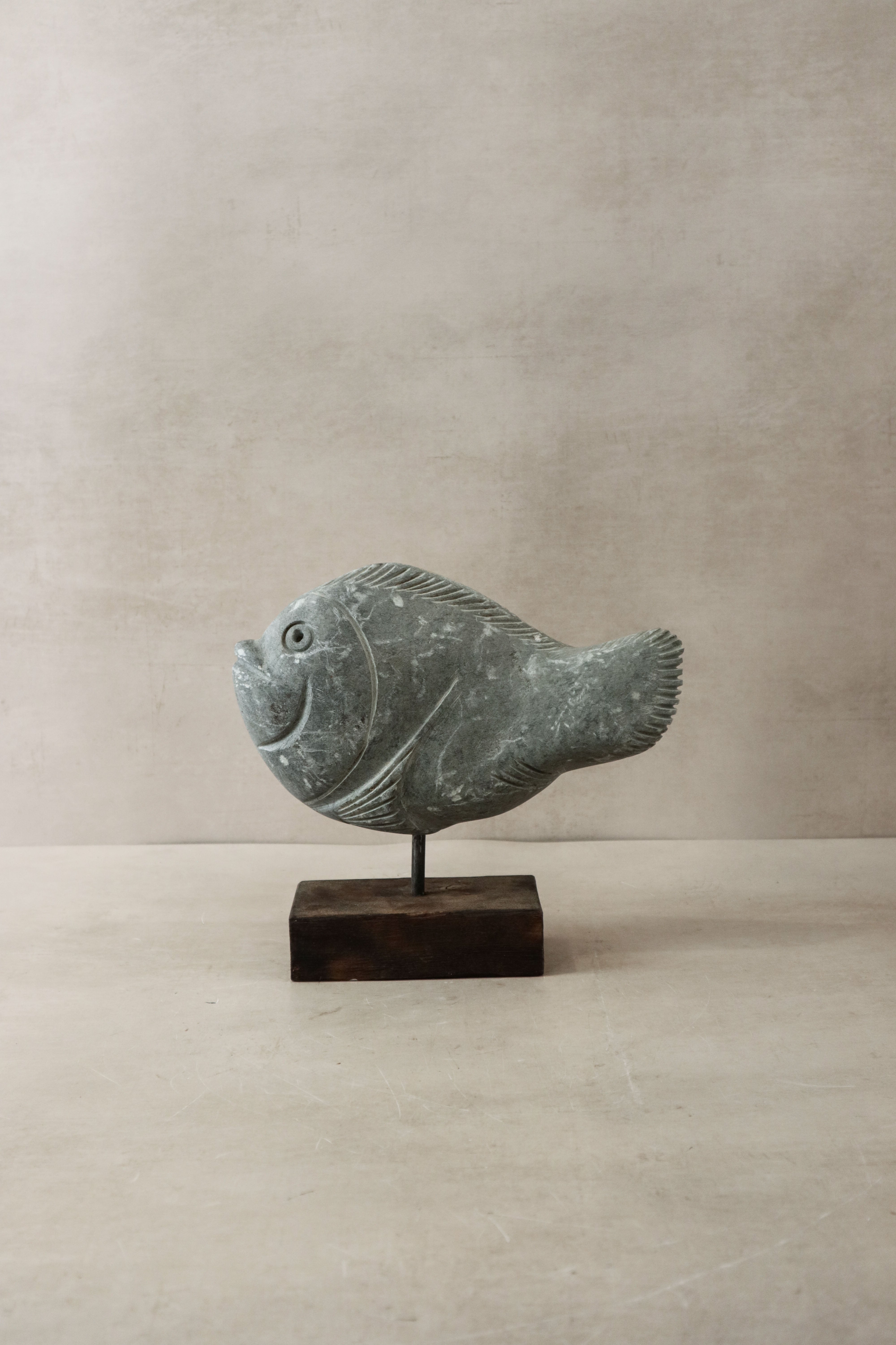 botanicalboysuk Stone Fish Sculpture - Zimbabwe - 30.9