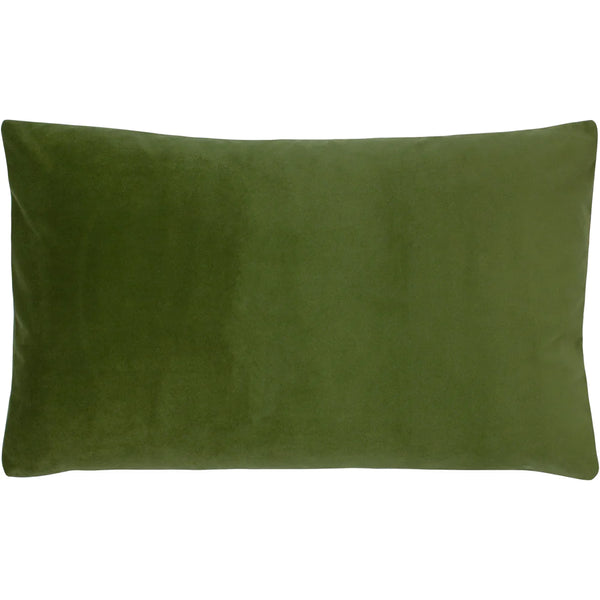 persora-olive-green-velvet-rectangular-cushion