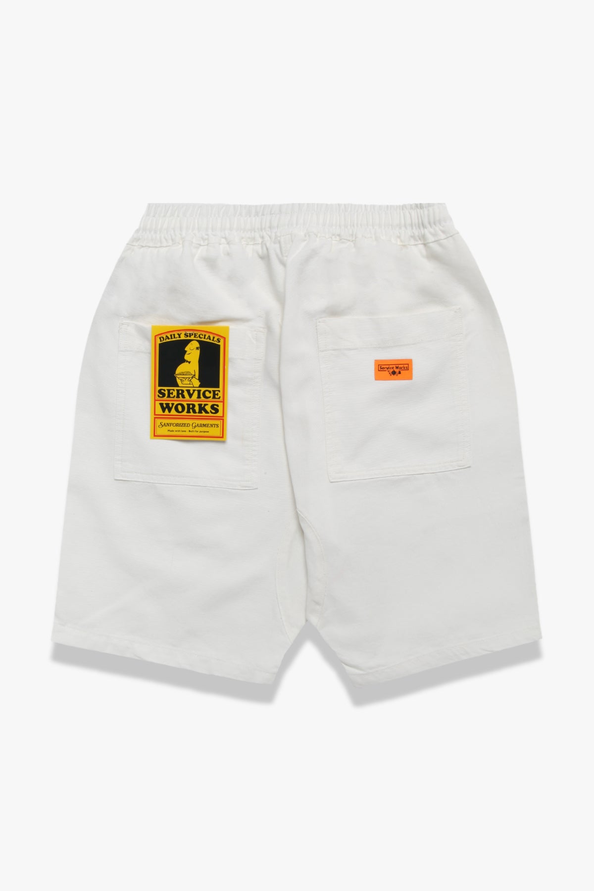 Service Works Chef Shorts - Off-White