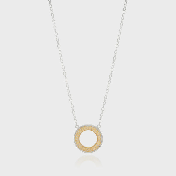 Anna Beck Classic Open Circle Necklace - Gold/silver