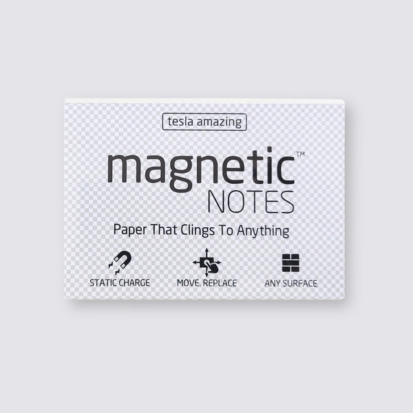 Tesla Amazing Magnetic Notes - Transparent