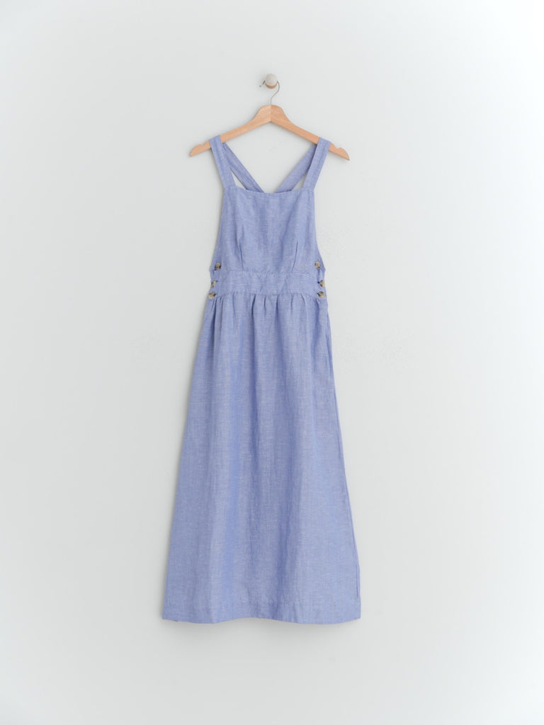 Indi&Cold Glacial Blue Tight Midi Dress