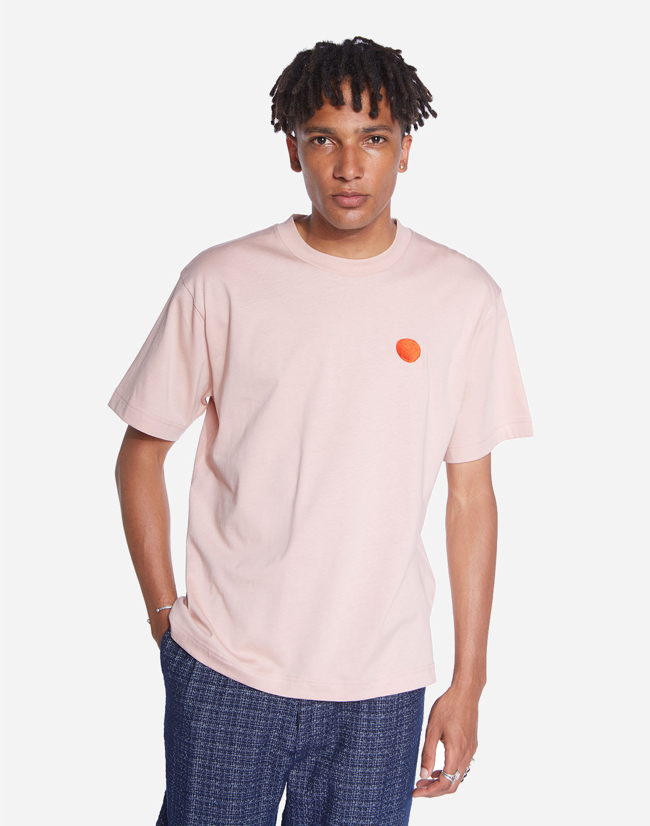 OLOW Pastel Pink Oversized Draco T Shirt