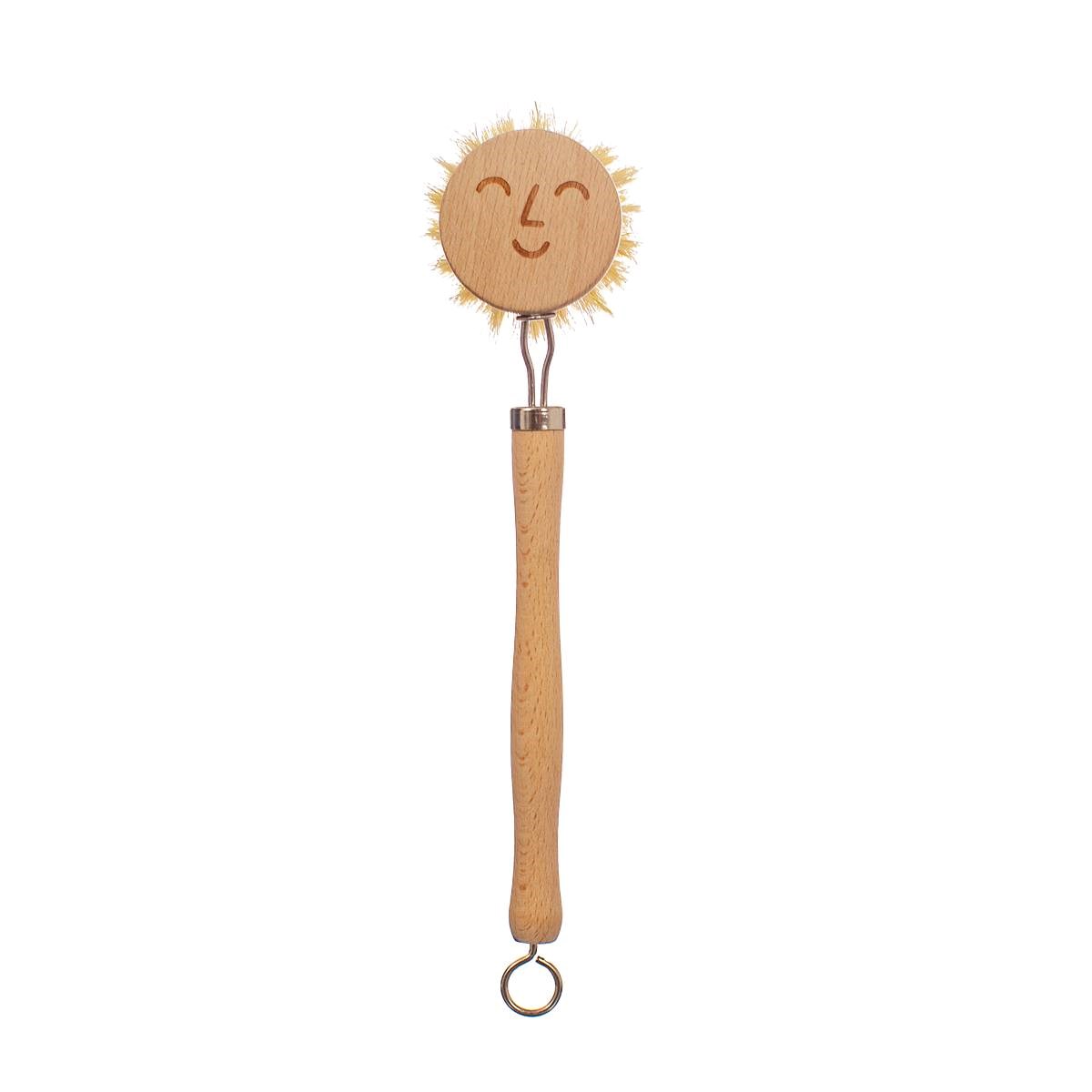 Sass & Belle  Brown Happy Smiley Washing Up Brush