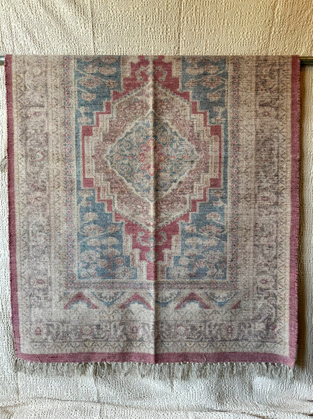 Indra Importer 120 X 180cm Multi Hand Woven Cotton Chenille Dyed Rug 
