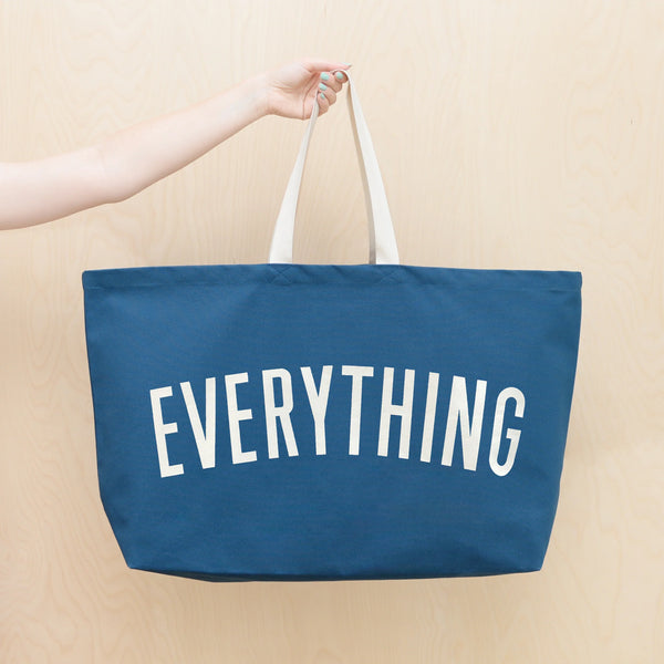Alphabet Bags : Everything - Ocean Blue Really Big Bag