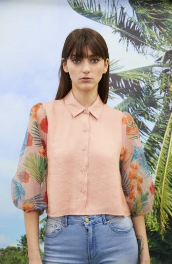 LILY WHITE Camila Blouse - Pink