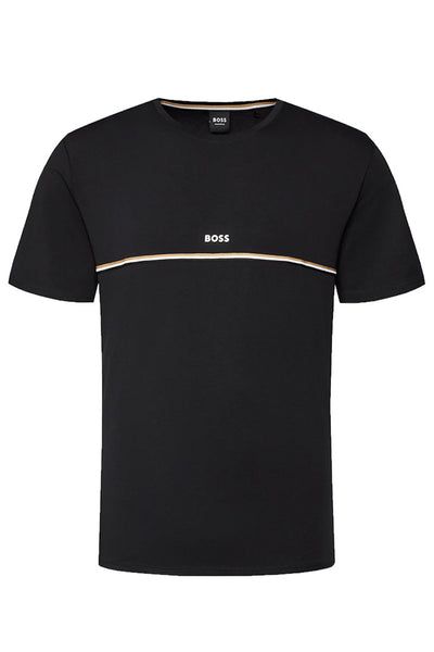 Hugo Boss Boss - Unique Black Stretch Cotton Pyjama T-shirt 50515395 001