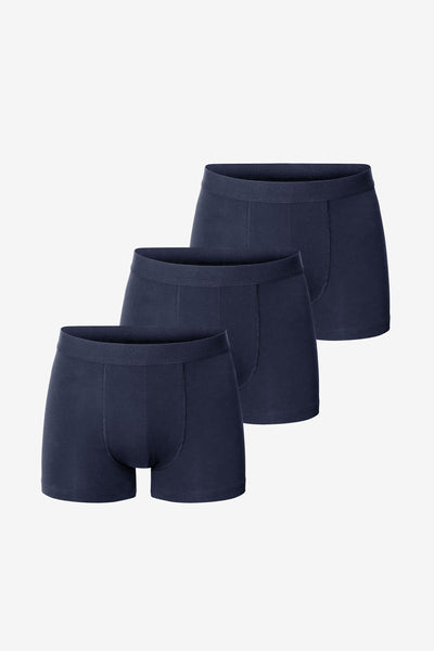 Bread and Boxers Dark Navy Boxer Briefs Set Of 3