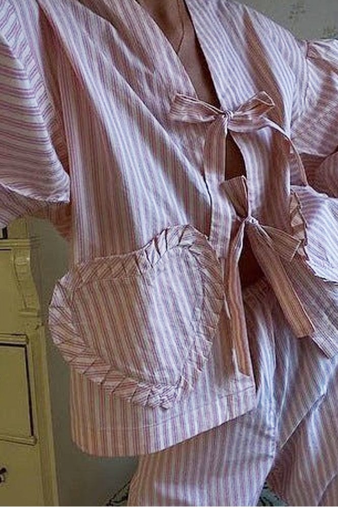 Sissel Edelbo Ida Pink Stripe Top