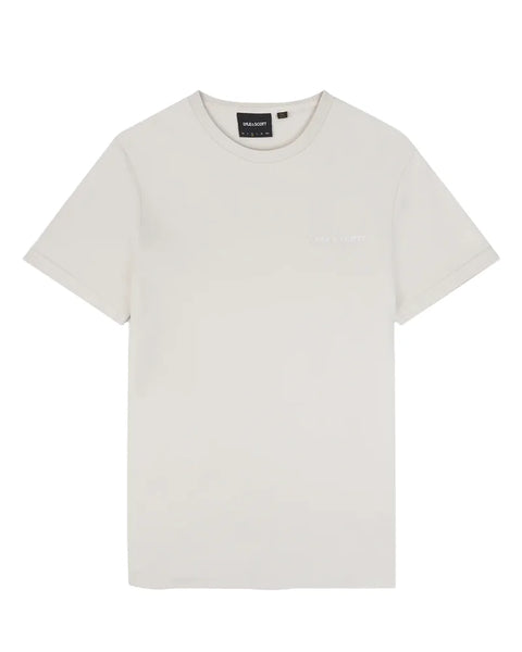 Lyle and Scott Ts2007v Embroidered T Shirt In Cove