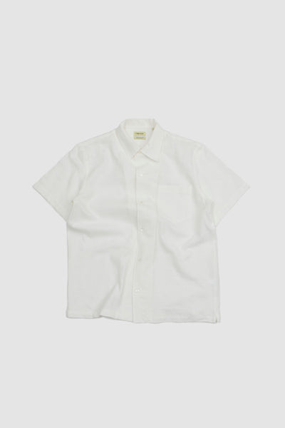 De Bonne Facture Camp Collar Shirt Off White