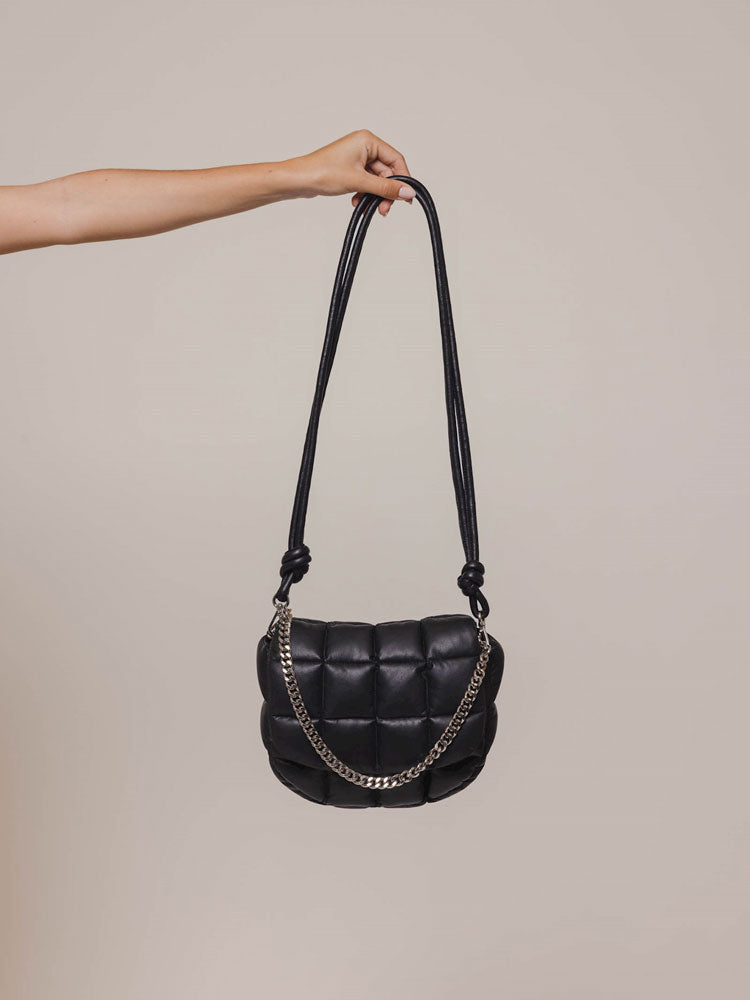 Rino and Pelle Geve Cross Body Bag Black