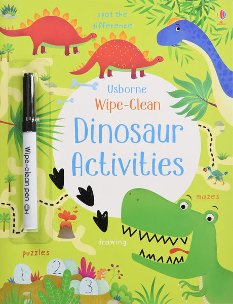 Books Wipe Clean Dinosaur Activities