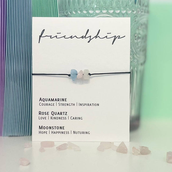 By Molly&Izzie Adjustable Crystal Bracelet - Friendship