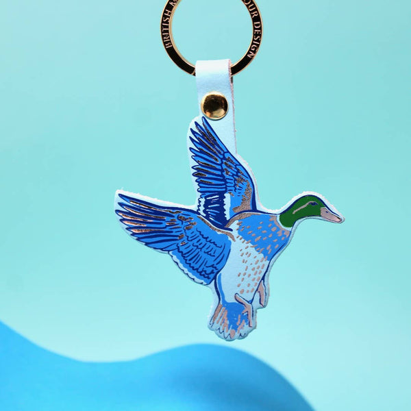 Ark Colour Design Holy Duck Key Fob: Turquoise
