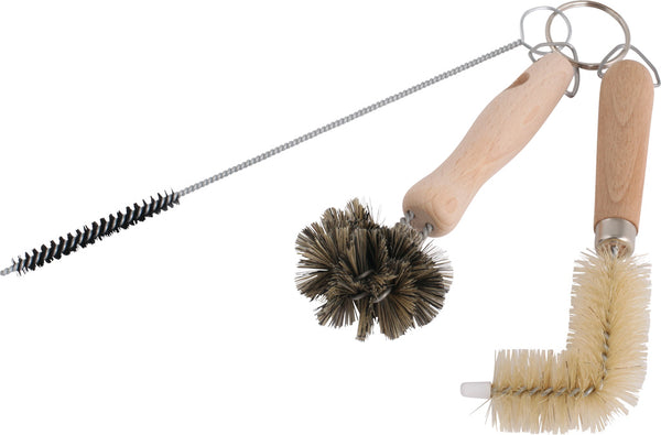 Redecker Wash Basin-brush Set W. 3 Brushes: