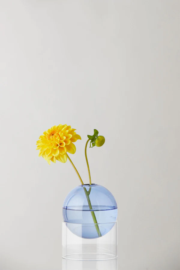 Studio About STANDING FLOWER BUBBLE, LOW TUBE, BLUE, 802050B