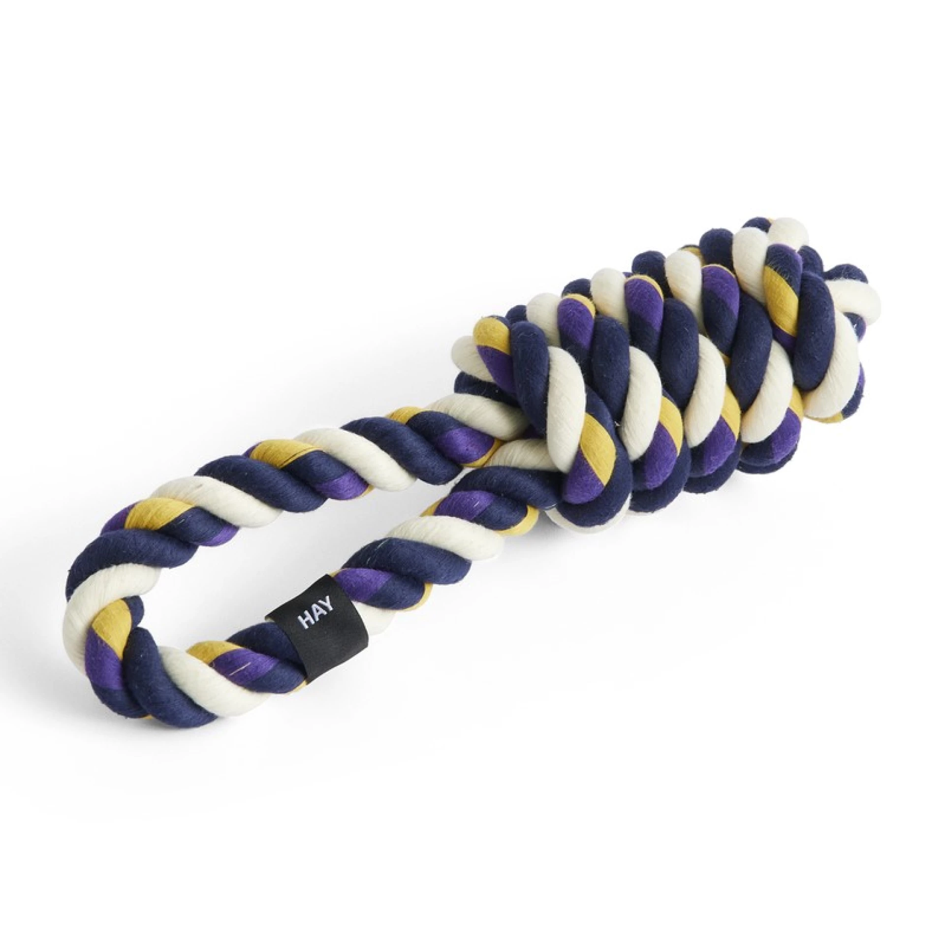 HAY Blue Purple and Ochre Dogs Rope Toy