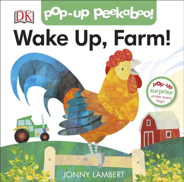 Bookspeed Pop Up Peekaboo Wake Up Farm - Board Book