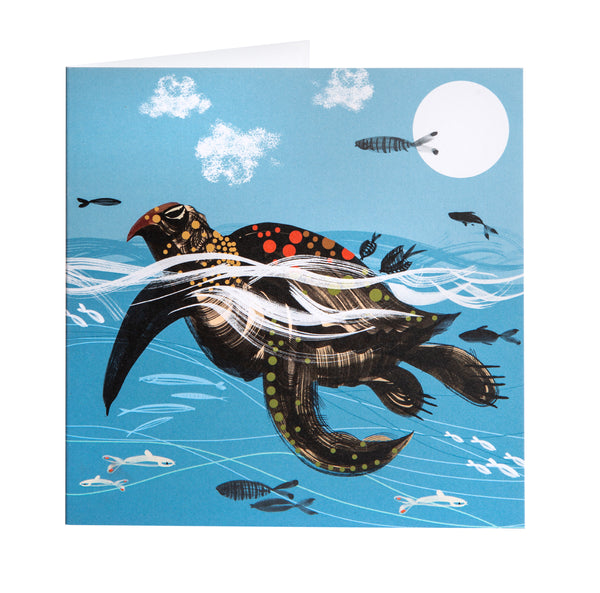 Lydia. London Sea Our Oceans - Sea Turtle Card