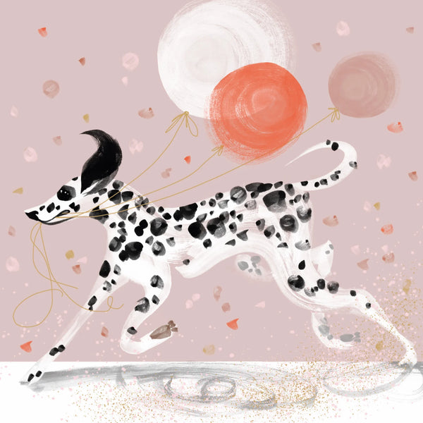 Lydia. London Dashing Dogs - Dalmatian Card