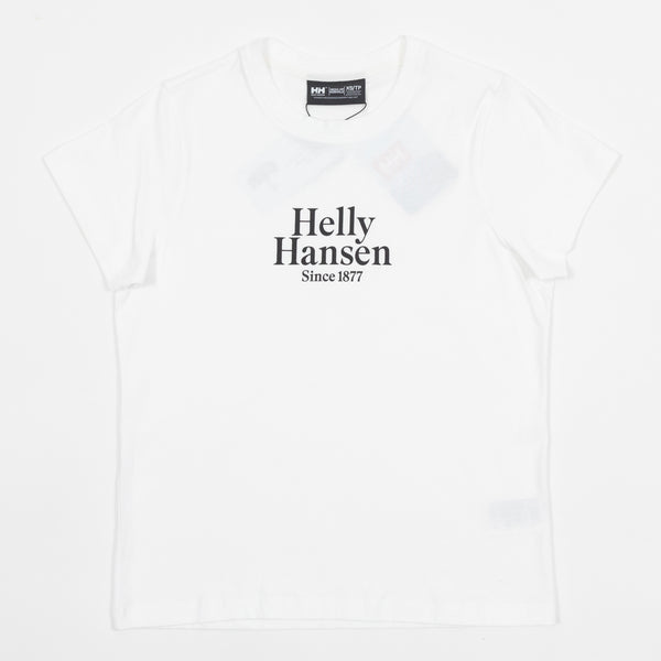 Helly Hansen Womens Core Graphic T-shirt In White