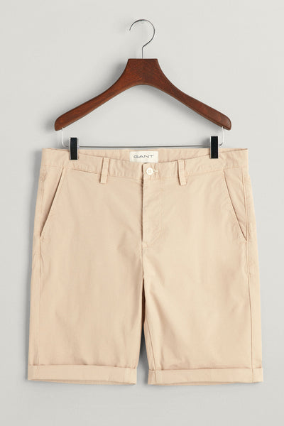 Gant - Regular Fit Sunfaded Shorts In Cream 205076 130