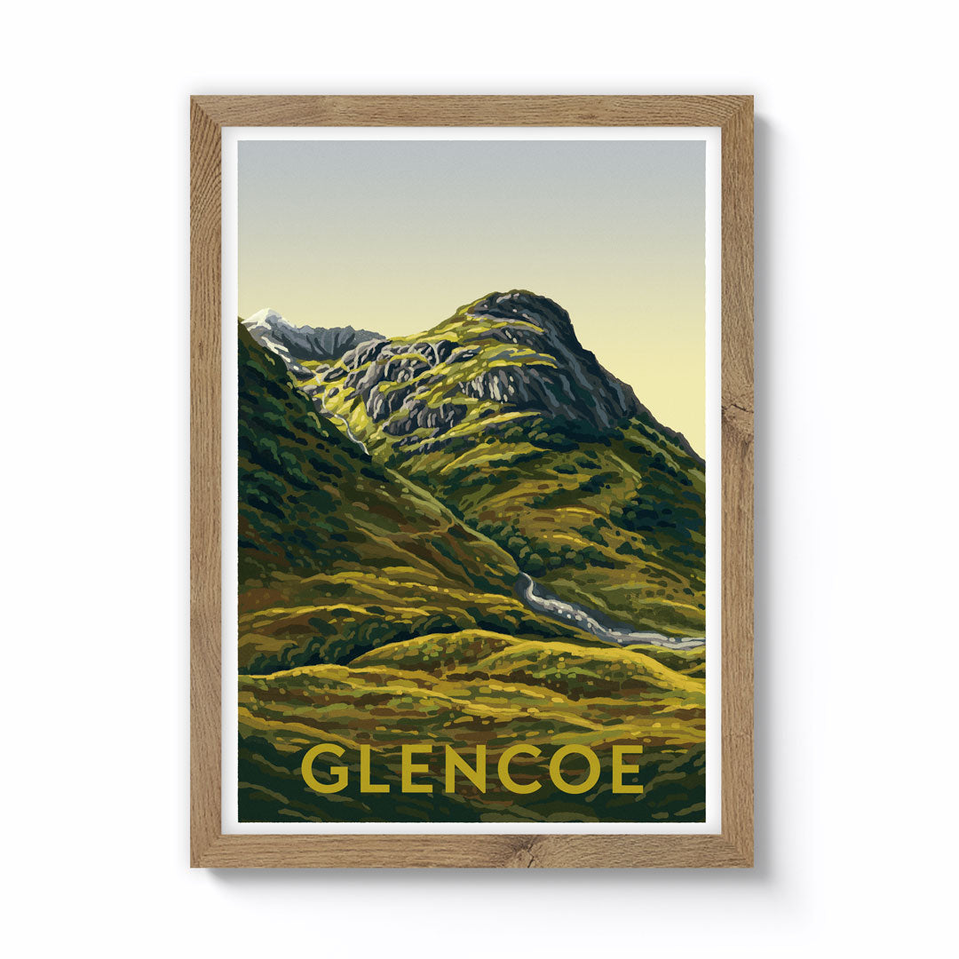 Allie Oldfield Glencoe A4 Framed Riso Print