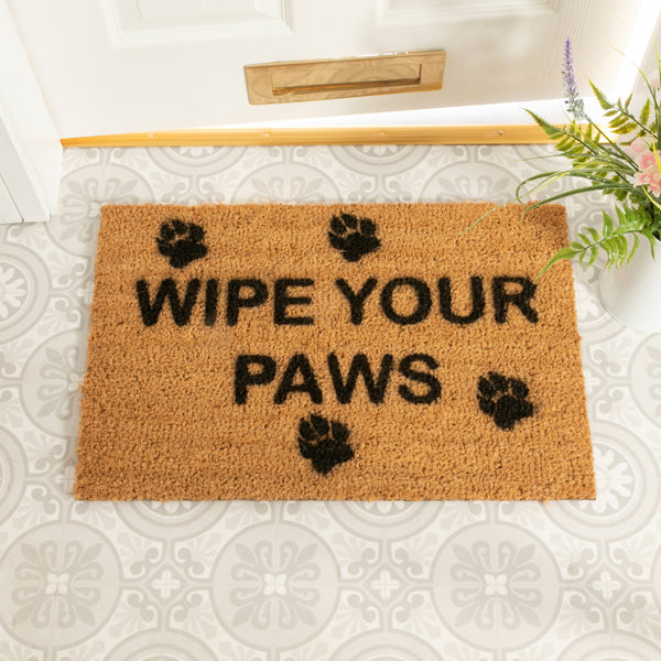 Distinctly Living Wipe Your Paws Doormat