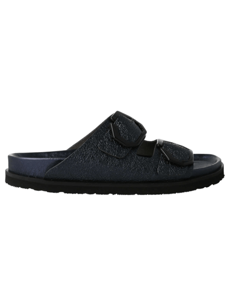 Genuins Footwear Galia Vegan Night Blue Sparkle Flat Sandals G105678
