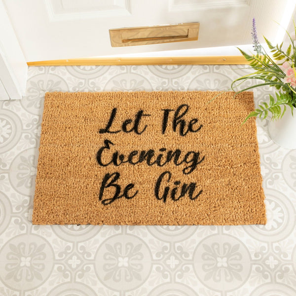 Distinctly Living Let The Evening Be Gin Doormat