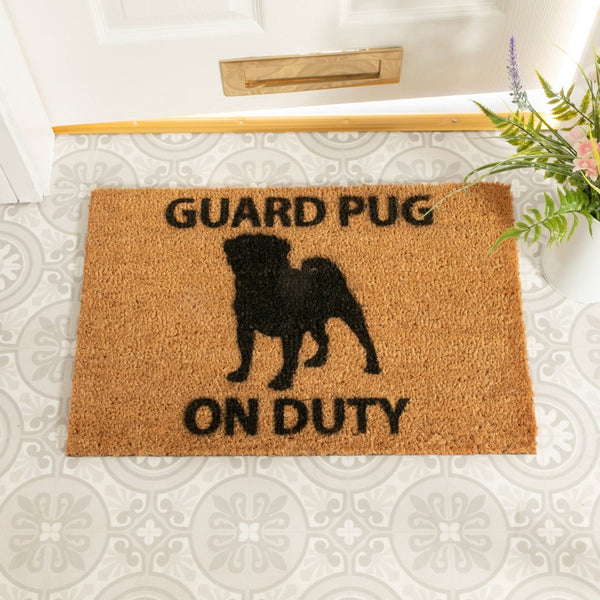 Distinctly Living Guard Pug Doormat