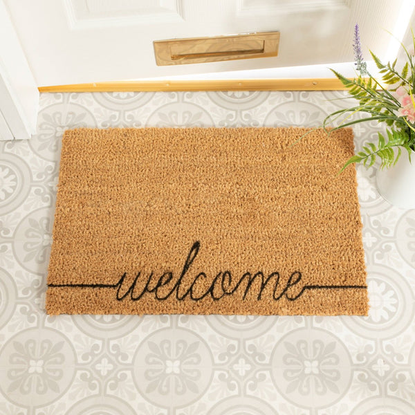 Distinctly Living Curly Welcome Doormat