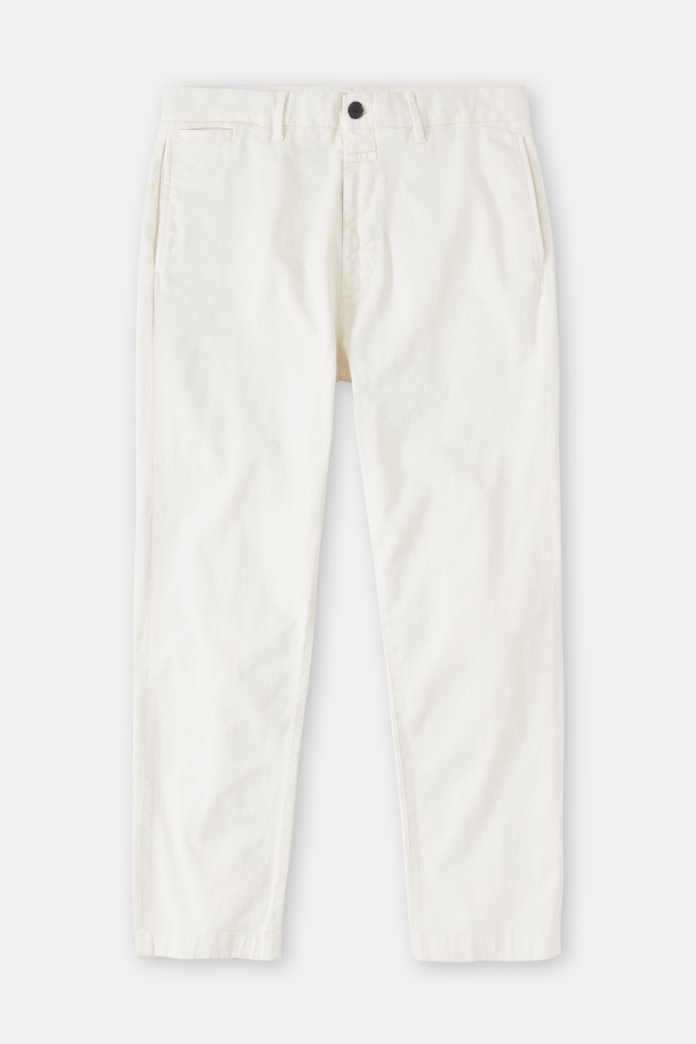CLOSED  Pantalon Tacoma Tapered - Coton Bio - Blanc Fog