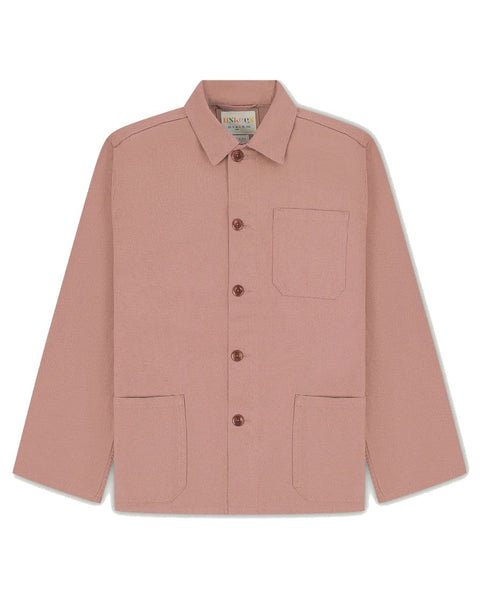 USKEES Buttoned Overshirt #3001 Dusty Pink