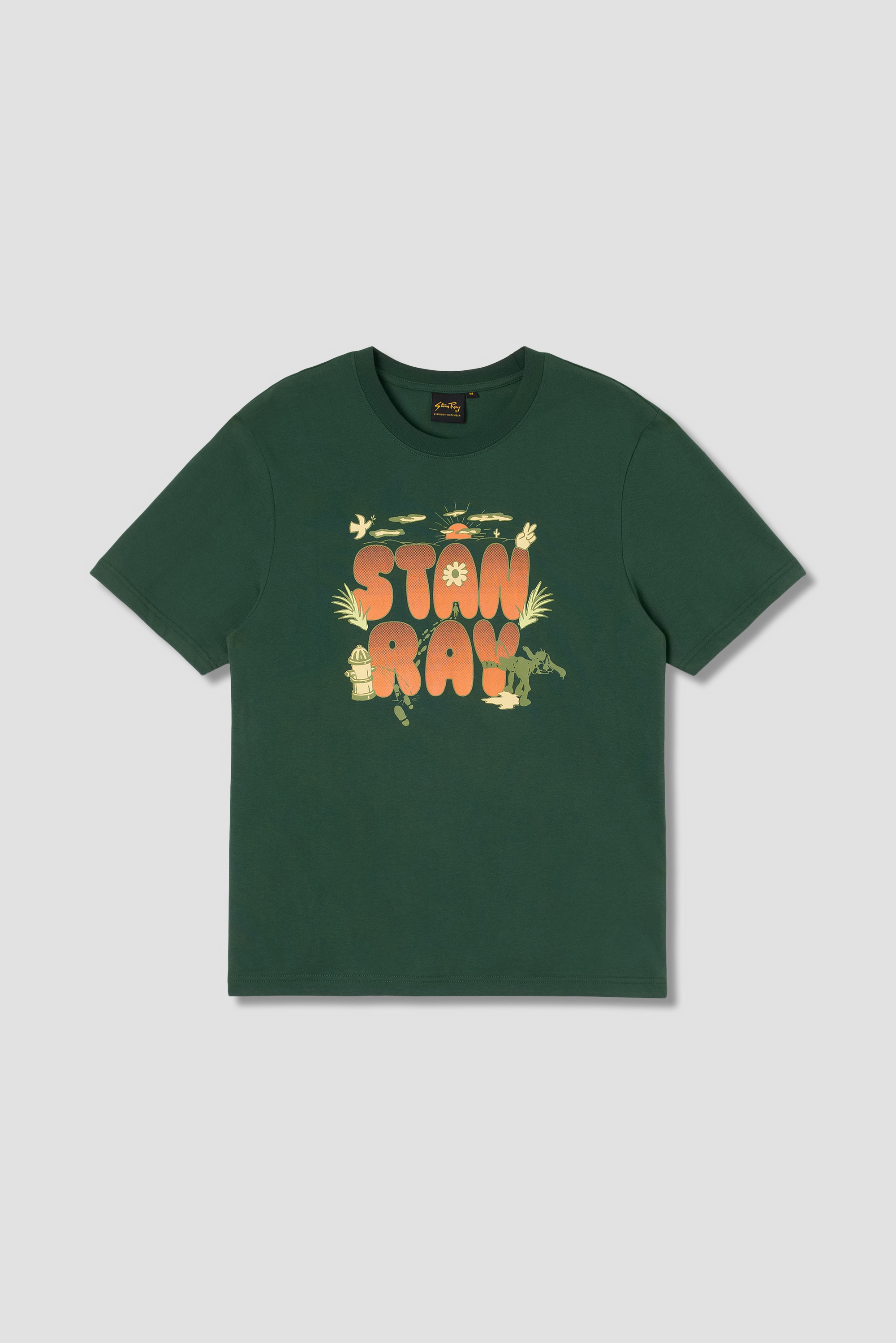 Stan Ray  Double Bubble T-Shirt - Racing Green