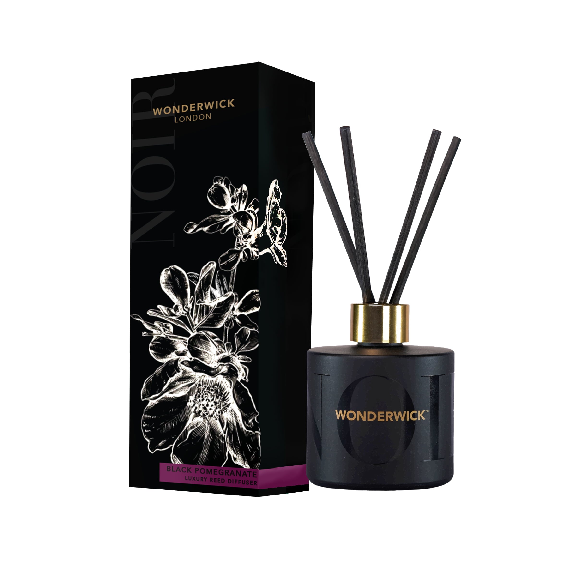 The Country Candle Company Reed Diffuser In Black Pomegranite