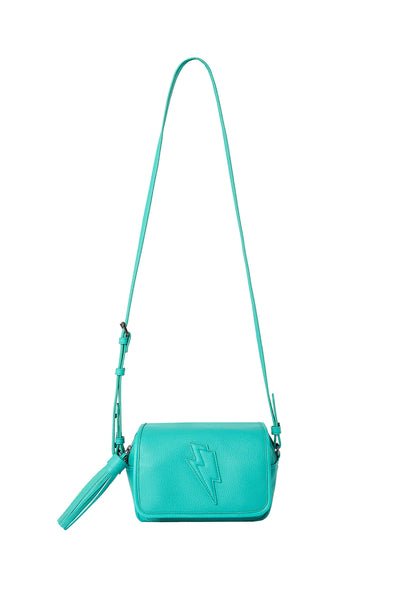 Scamp & Dude : Turquoise Twin Compartment Cross Body Bag