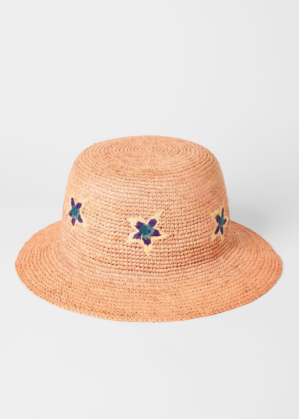 Paul Smith Raffia Sunflare Stars Sun Womens Hat