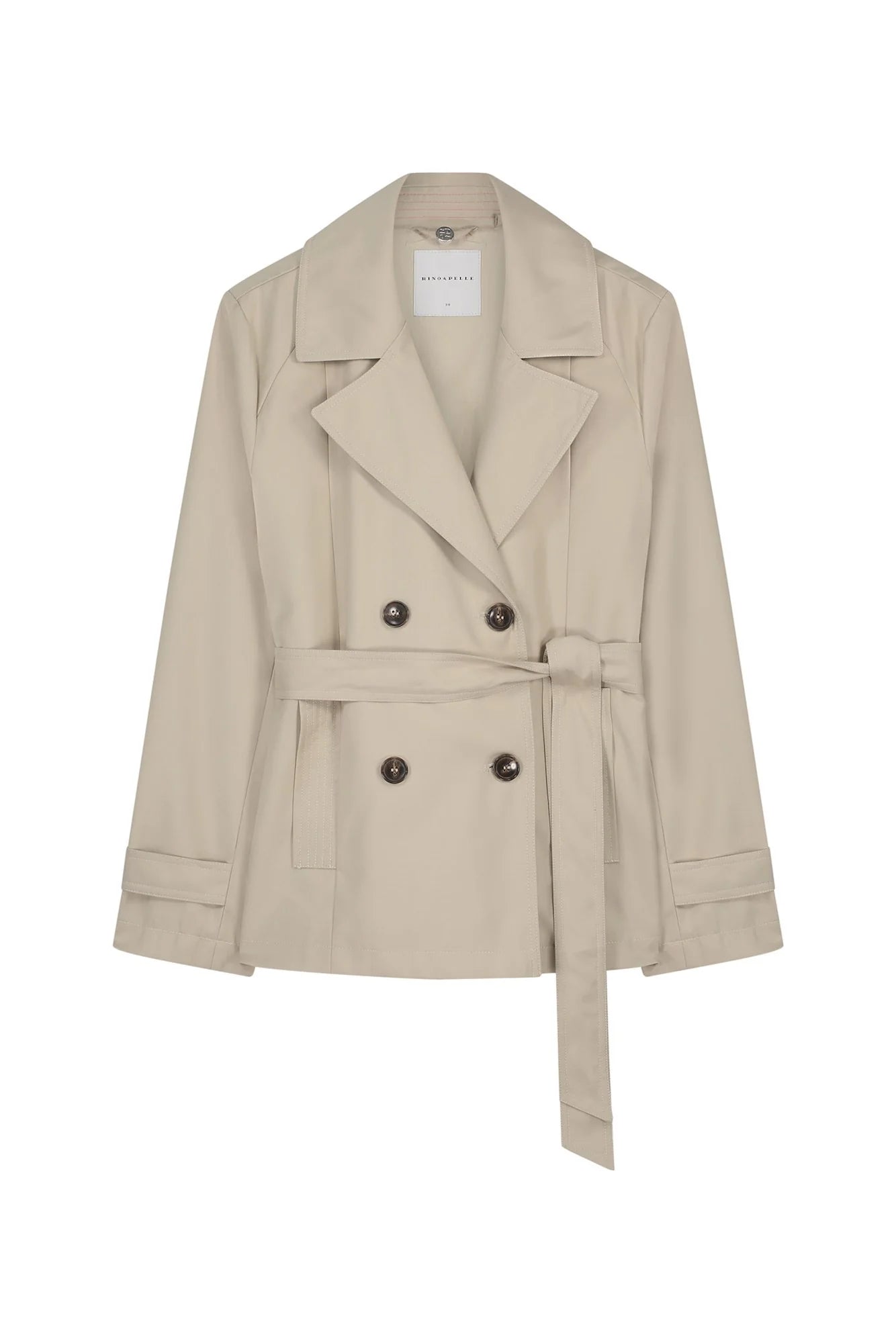 Rino and Pelle Bay Short Trench Jacket