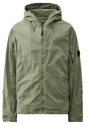 C.P. Company C.p. Company Flatt Nylon Reversible Hooded Jacket Agave Green